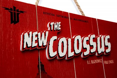 Wolfenstein WoodArts 3D Holzdruck The New Colossus 30 x 40 cm