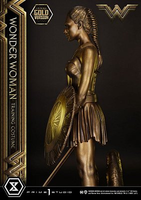 Wonder Woman Statue Wonder Woman Training Costume Gold Version 80 cm