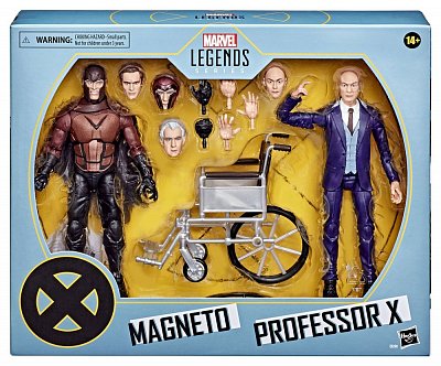 X-Men Marvel Legends Actionfiguren Doppelpack 2020 Magneto & Professor X 15 cm --- BESCHAEDIGTE VERPACKUNG