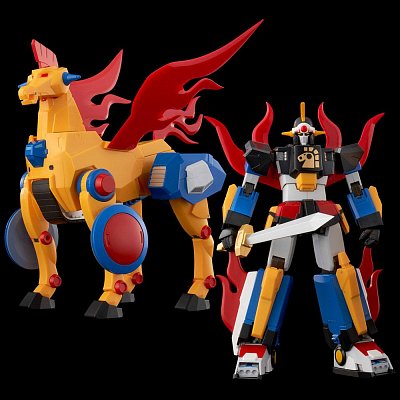 Yattodetaman PVC / Diecast Actionfigur Daikyojin & Daitenba 15 - 16 cm