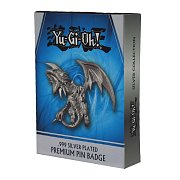 Yu-Gi-Oh! Ansteck-Pin Blue Eyes White Dragon (versilbert)