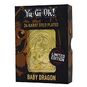 Yu-Gi-Oh! Replik Karte Baby Dragon (vergoldet)