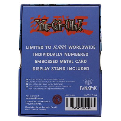 Yu-Gi-Oh! Replik Karte Blue Eyes Toon Dragon Limited Edition