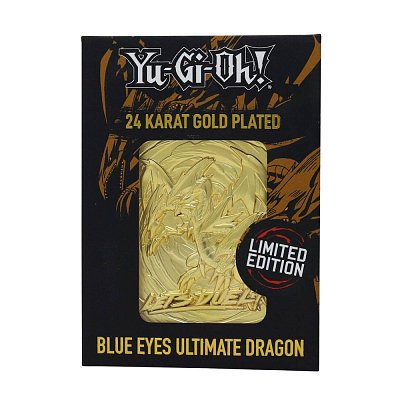 Yu-Gi-Oh! Replik Karte Blue Eyes Ultimate Dragon (vergoldet)