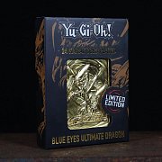 Yu-Gi-Oh! Replik Karte Blue Eyes Ultimate Dragon (vergoldet)