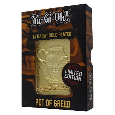 Yu-Gi-Oh! Replik Karte Pot of Greed (vergoldet)