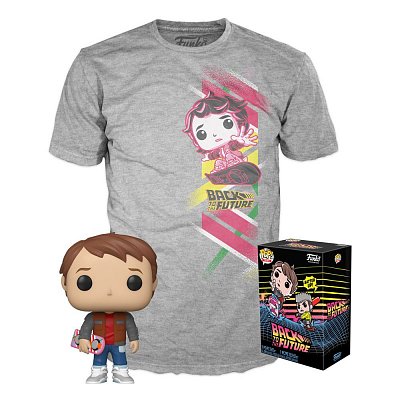 Zurück in die Zukunft POP! & Tee Vinyl Figur & T-Shirt Set Marty heo Exclusive