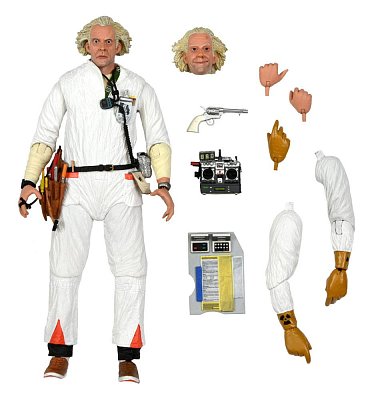 Zurück in die Zukunft Actionfigur Ultimate Doc Brown (1985) 18 cm