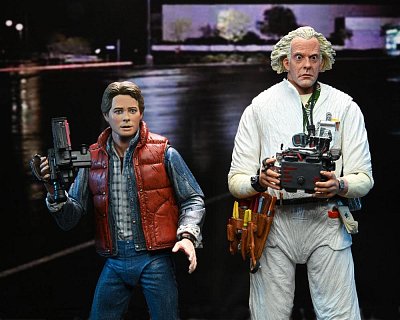 Zurück in die Zukunft Actionfigur Ultimate Doc Brown (1985) 18 cm