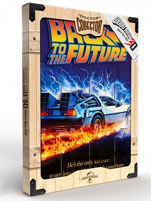 Zurück in die Zukunft WoodArts 3D Holzdruck DeLorean 30 x 40 cm