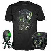 Alien POP! & Tee Vinyl Figur & T-Shirt Set 40th Xenomorph heo Exclusive