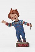 Chucky Die Mörderpuppe Head Knocker Wackelkopf-Figur Chucky with Knife 18 cm