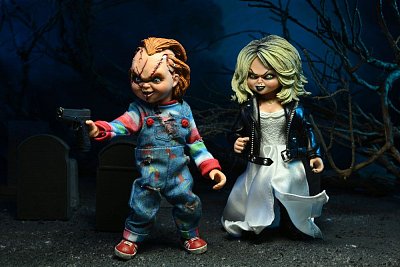 Chucky und seine Braut Clothed Actionfiguren Doppelpack Chucky & Tiffany 14 cm