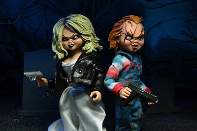 Chucky und seine Braut Clothed Actionfiguren Doppelpack Chucky & Tiffany 14 cm