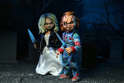 Chucky und seine Braut Clothed Actionfiguren Doppelpack Chucky & Tiffany 14 cm