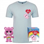 Die Glücksbärchis POP! & Tee Vinyl Figur & T-Shirt Set Cheer Bear heo Exclusive