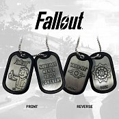 Fallout erkennungsmarken mit kette logo