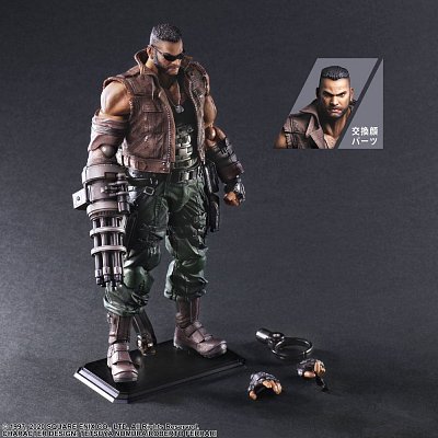 Final Fantasy VII Remake Play Arts Kai Actionfigur Barret Wallace Ver. 2 28 cm