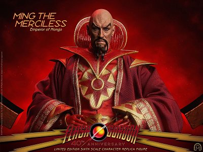 Flash Gordon Actionfigur 1/6 Ming the Merciless Limited Edition 31 cm