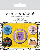 Friends Ansteck-Buttons 5er-Pack Quotes