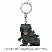 Godzilla Vs Kong Pocket POP! Vinyl Schlüsselanhänger 4 cm Godzilla Display (12)