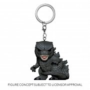 Godzilla Vs Kong Pocket POP! Vinyl Schlüsselanhänger 4 cm Godzilla Display (12)