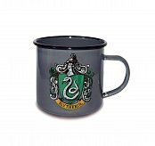 Harry Potter Emaille Tasse Slytherin Logo