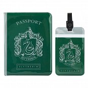 Harry Potter Kofferanhänger & Reisepass-Halter Set Slytherin