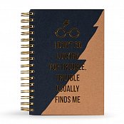 Harry Potter Premium Notizbuch A5 Trouble Usually Finds Me
