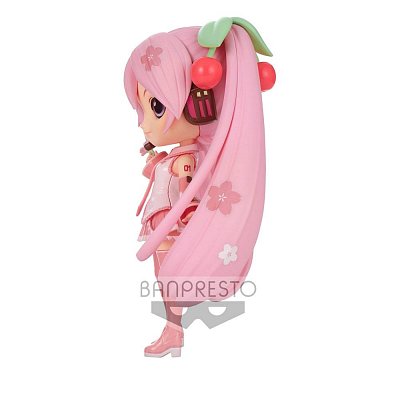 Hatsune Miku Q Posket Minifigur Sakura Miku Ver. B 14 cm