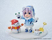 Hyperdimension neptunia statue dekachiccha! snow nep fuwafuwa version 18 cm