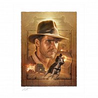 Indiana Jones Kunstdruck Pursuit of the Ark 46 x 58 cm - ungerahmt