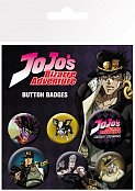 Jojo\'s Bizarre Adventure Ansteck-Buttons 6er-Pack Characters