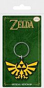 Legend of Zelda Gummi-Schlüsselanhänger Triforce 6 cm