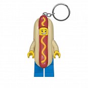 LEGO Classic Schlüsselanhänger mit Leuchtfunktion Hot Dog 8 cm