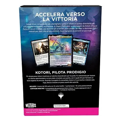 Magic the Gathering Kamigawa: Neon Dynasty Commander-Decks Display (4) italienisch