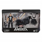 Marvel Legends Series Actionfigur mit Fahrzeug 2020 The Punisher 15 cm --- BESCHAEDIGTE VERPACKUNG