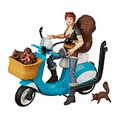 Marvel legends series actionfigur mit fahrzeug squirrel girl 15 cm