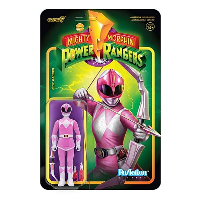 Mighty Morphin Power Rangers ReAction Actionfigur Pink Ranger 10 cm