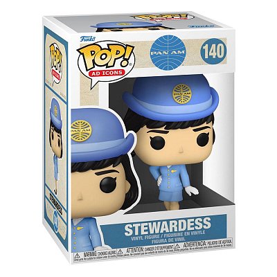 Pan Am POP! Ad Icons Vinyl Figur Stewardess w/o Bag 9 cm