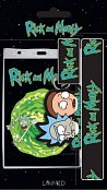 Rick and Morty Schlüsselband mit Gummi-Schlüsselanhänger Rick & Morty