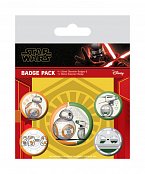 Star Wars Episode IX Ansteck-Buttons 5er-Pack Droids
