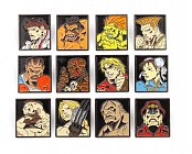 Street Fighter Ansteck-Pin 12er-Pack Characters