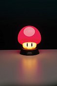 Super Mario 3D Lampe Power-Up Pilz 10 cm