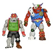 Teenage Mutant Hero Turtles 1987 Actionfiguren Doppelpack Dirtbag & Groundchuck 18 cm