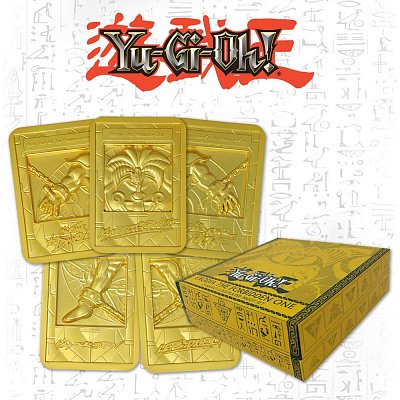 Yu-Gi-Oh! Metallbarren 5er-Set Exodia the Forbidden One Limited Edition (vergoldet)