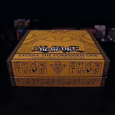 Yu-Gi-Oh! Metallbarren 5er-Set Exodia the Forbidden One Limited Edition (vergoldet)