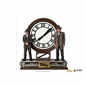 Zurück in die Zukunft III Deluxe Art Scale Statue 1/10 Marty and Doc at the Clock 30 cm