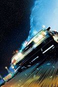 Zurück in die Zukunft Kunstdruck DeLorean Limited Edition 42 x 30 cm